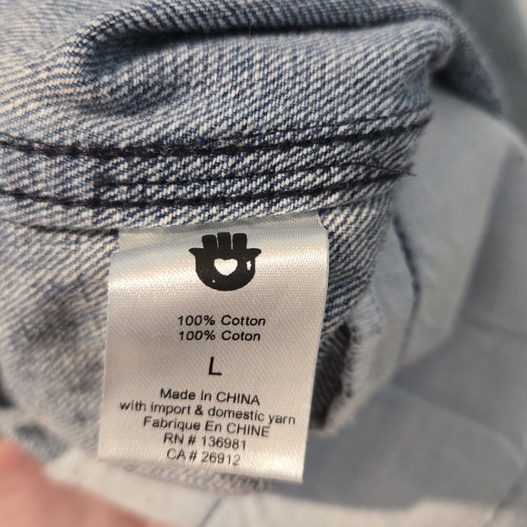 Spiritual Gangster Blue Denim Jacket - Picture 5 of 9